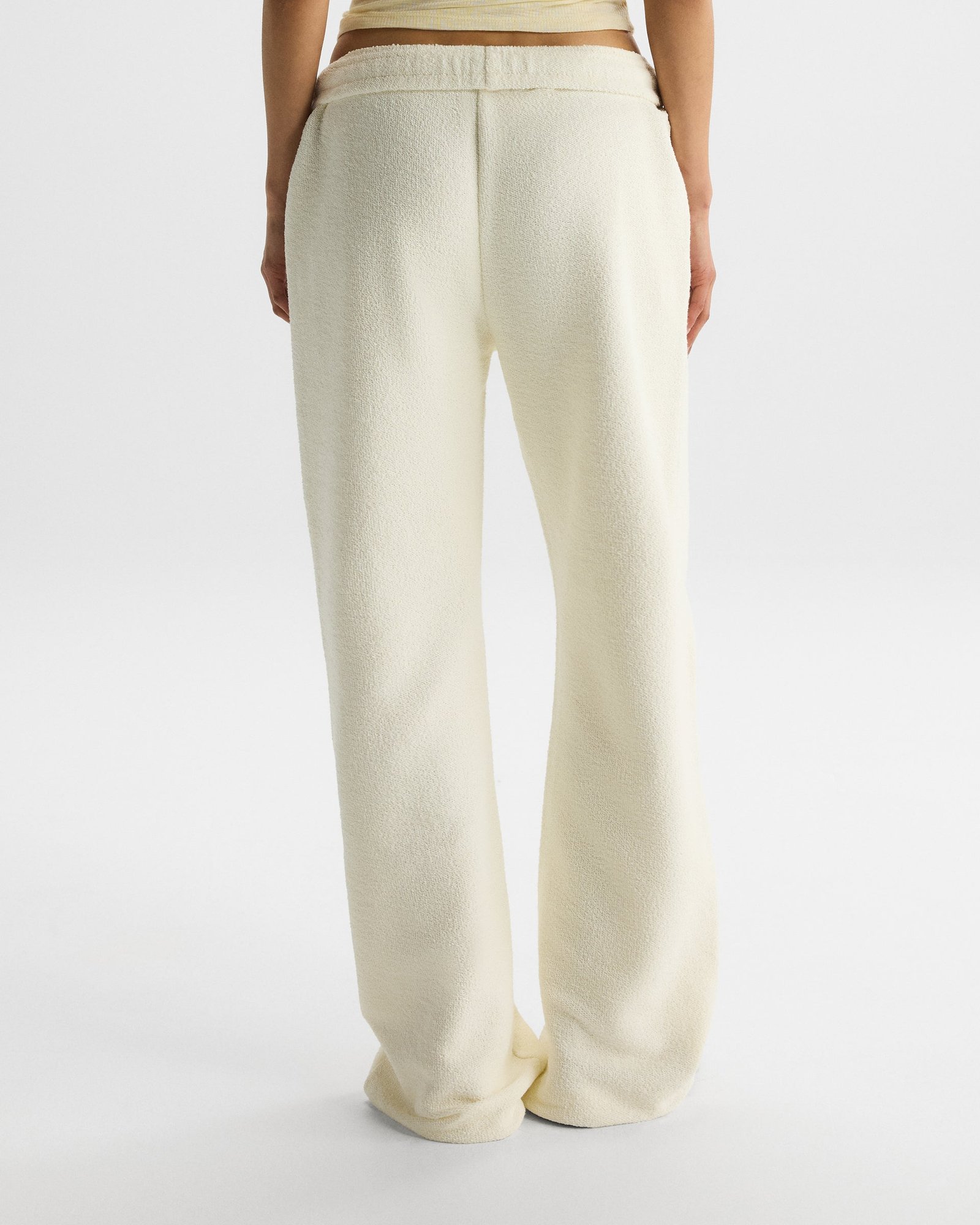 AS Reverse Loopback Straight Leg Sweatpants - Marshmallow White - Image 3