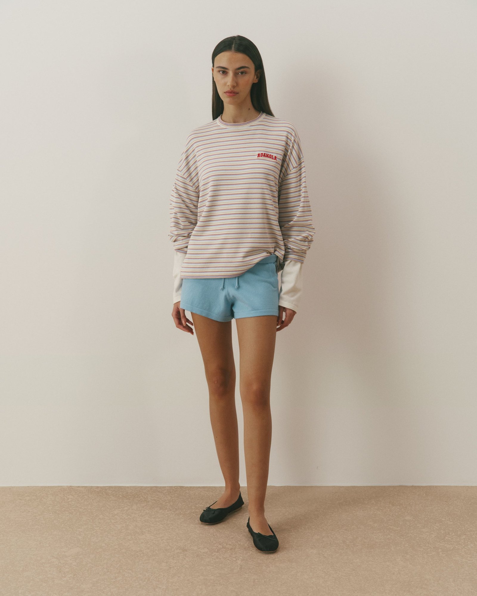 Knit Shorts - Breeze Blue - Image 4