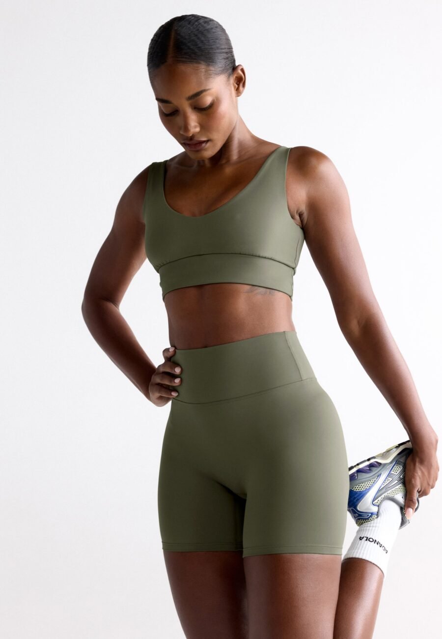 Ultimate Crop Shorts - Olive Green